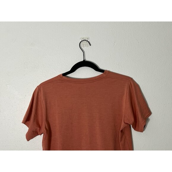 Patagonia Women’s Live Simply Garden Tools Capilene Cool Orange Shirt Medium - Picture 8 of 13